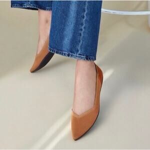 Rothy’s The Point Fawn Ballet Flats Size 8